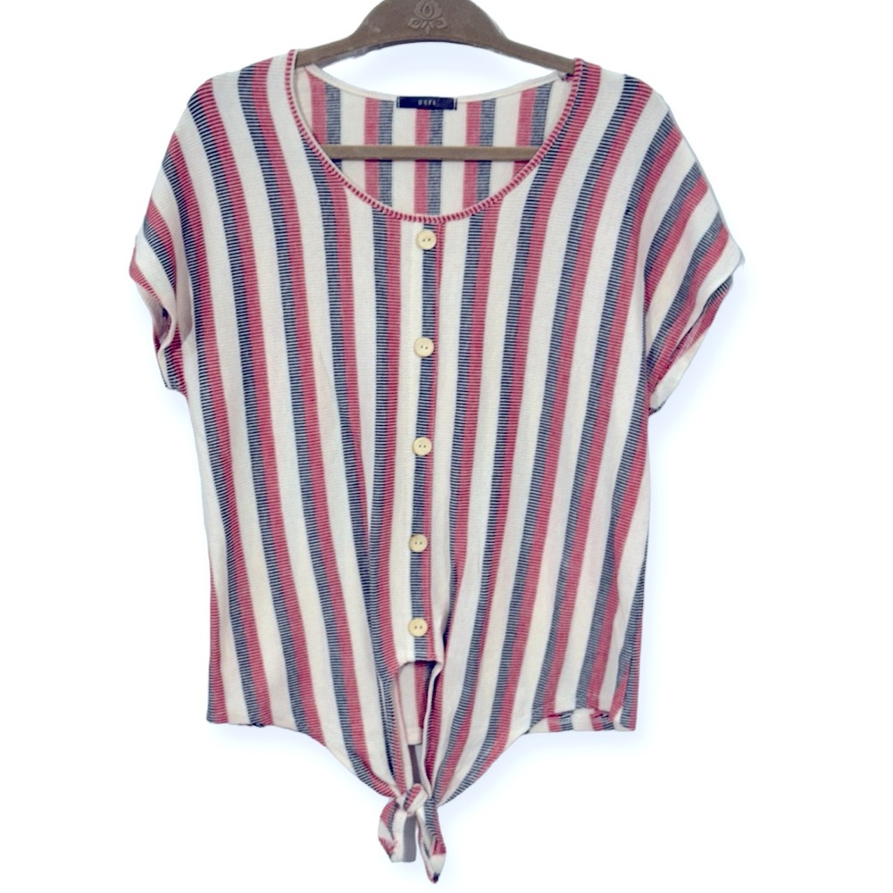 Gyft Women’s Woven‎ Tie Blouse Size S